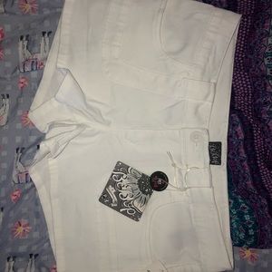 BeBop Shorts White new with tags super cute